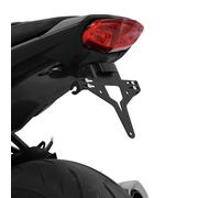 IBEX Soporte Matrícula ZIEGER Negro Trasero, Ajuste Yamaha MT-10 2022