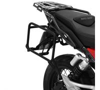 IBEX ZIEGER Juego Soportes Maletas Laterales Moto Guzzi V85 TT Negro