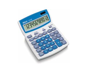 IBICO Calculadora 212X banco/azul