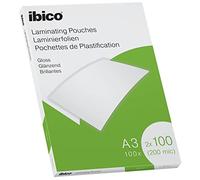 IBICO 627320 - Estuche de laminación, a3, 2x100Mic, brillante, 100 uds