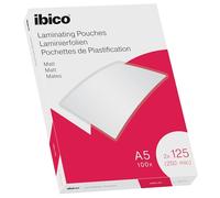IBICO 627322 - Estuche de laminación, a5, 2x125Mic, mate, 100 unidades
