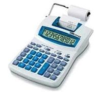 ACCO Ibico Calculadora de sobremesa 1214 X semi-profesional con impresión blanco/azul