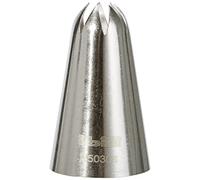 Ibili Étoile fermée Boquilla Estrella Cerrada 9 MM, Stainless Steel, Plateado, 6x3x3 cm