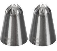 IBILI 250312 BOQUILLA ESTRELLA CERRADA 12 MM (Paquete de 2)