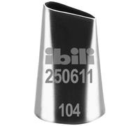 Ibili Boquilla PETALOS 11 MM, Stainless Steel, Plateado