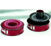 Ibili Molde Desmontable 2 USOS Venus 26 CMS, Stainless Steel, Rojo, 26 cm