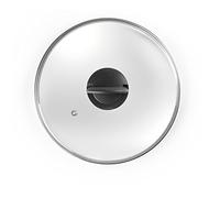 IBILI 4001066 Tapa DE Cristal POMO Plegable 18 CM, Stainless Steel, 18 x 18 x 3 cm