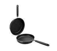 IBILI 405928 Sarten doble para tortillas de patatas Indubasic, 28 cm. Aluminio. Voltea Tortillas.