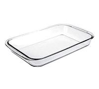 Ibili Fuente Horno Rectangular KRISTALL 34X21, Stainless Steel, 34 x 21 x 6 cm