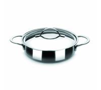 IBILI Tartera con tapa Noah 605322 INOX Plata 22 cm