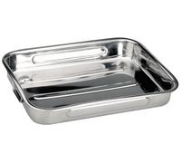 Ibili 651835 - Rustidera Inox con asas abatibles 38x27x6,5 cm Bistrot
