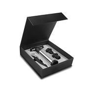 Ibili 695013 Set SACACORCHOS+Bomba DE VACIO+2 TAPONE, Stainless Steel
