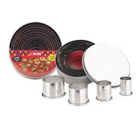 Ibili 703500 - Set 11 cortapastas Inox redondo liso