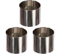 IBILI 716107 Aro Inox, Plateado, 7 x 6 cm (Paquete de 3)