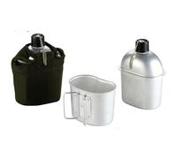 Ibili Cantimplora 720500 aluminio con vaso Army 1 l