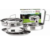 Ibili Fiambrera con Platos INOX 16 CMS, Stainless Steel, Multicolour