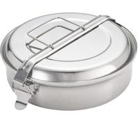 Ibili Fiambrera con Platos INOX 20 CMS, Stainless Steel, Multicolour