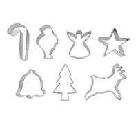 Ibili 723800 - Set 7 cortapastas estañados Navidad (7..11 cm)