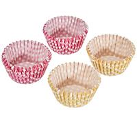 Ibili Mini CAPSULAS REPOSTERIA 100 U, Stainless Steel, Amarillo/Rosa/Blanco, 24 x 16 x 4 cm