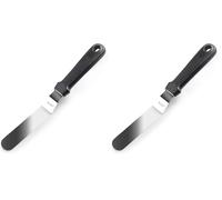 IBILI 737910 Espatula acodada inox ecoprof 10 CM (Paquete de 2)