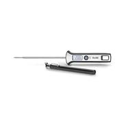 Ibili Termómetro digital 743404 con sonda – Acero inoxidable, plateado/blanco 29x9x2 cm