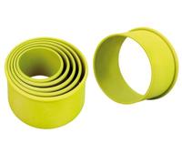 Ibili Set ARO DE EMPLATAR Nylon 7+8+10 CM, Stainless Steel, Verde, 10 x 4.5 x 10 cm