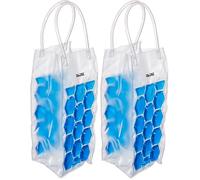 IBILI 778400 - Bolsa Enfriabotellas 2 Lados, Colores Surtidos (Paquete de 2)
