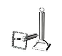 Ibili Cortador DE RAVIOLIS Cuadrado, Acero Inoxidable, 15 x 6 x 6 cm