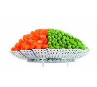 Ibili CESTILLO DE Vapor, Stainless Steel, Plateado, 24 x 24 x 7 cm