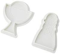 IBILI 788902 - Set 2 Cortapastas con expulsor Cáliz+Comunión