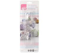 Ibili Set 3 MOLDES Huevo DE Pascua, Stainless Steel, Centimeters