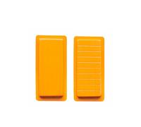 IBILI Set de 2 moldes para turrón 793501 – Tronco y Onzas – Naranja