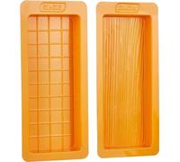 IBILI Set 2 Moldes Turron, Tronco + Onzas, Color Naranja