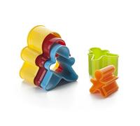 Ibili Jengibre Set 5 Cortapastas Ginger, Stainless Steel, Multicolor, 11 x 11 x 5 cm, 5