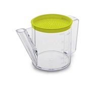 Ibili Jarra MEDIDORA Separa Grasas, Stainless Steel, Transparente/Verde, 20 x 13 x 13 cm
