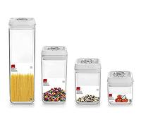 Ibili IB797109 Bote HERMETICO Square 900 ML, Stainless Steel, Multicolor