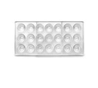 Ibili 799400 Molde BOMBON CONICO Rizado, Stainless Steel, Blanco, 30 x 14 x 2 cm