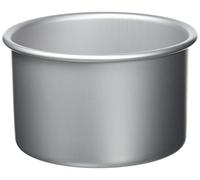 Ibili Molde Redondo Recto, Stainless Steel, Argento, 15 x 10 cm