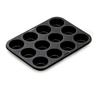 Ibili 820501 - Molde muffin 12 cavidades antiadherente 34 x 26 cm