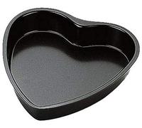 Ibili Molde Corazon Moka 24 CMS, Stainless Steel, Negro, 24 x 4 x 24 cm