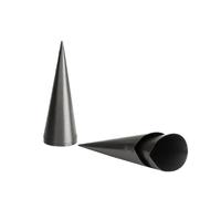 Ibili Molde CORNETE Moka (Blister 4 uds.), Stainless Steel