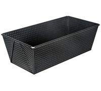 Ibili Molde Pan Moka 30 CMS, Stainless Steel, Negro, 30 x 15 x 10 cm