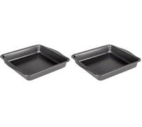 IBILI 823624 Molde Cuadrado Moka 24x24x4,50 CMS. (Paquete de 2)