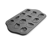 Ibili Molde 12 CAVIDADES Halloween, Stainless Steel, Centimeters