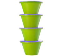 IBILI 871800 - Set 4 flaneros con Tapa apilables