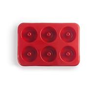 IBILI - 876000 - molde dougnut 6 cavidades strawberry