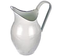 IBILI 903425 Jarra bombada de acero esmaltado vitrificado 2,5 l Blanca
