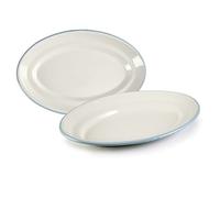 IBILI 921030 Oval Platter Versalles 30 Cm, Porcelain, White