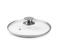 IBILI 971632 Tapa de cristal pomo inox 32 CM