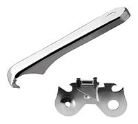 Ibili ABRELATAS Mariposa+DESCAPSULADOR NIQUEL, Stainless Steel, 10x5x2 cm